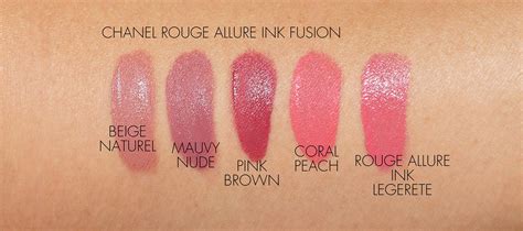 rouge allure ink fusion chanel|chanel rouge allure velvet swatches.